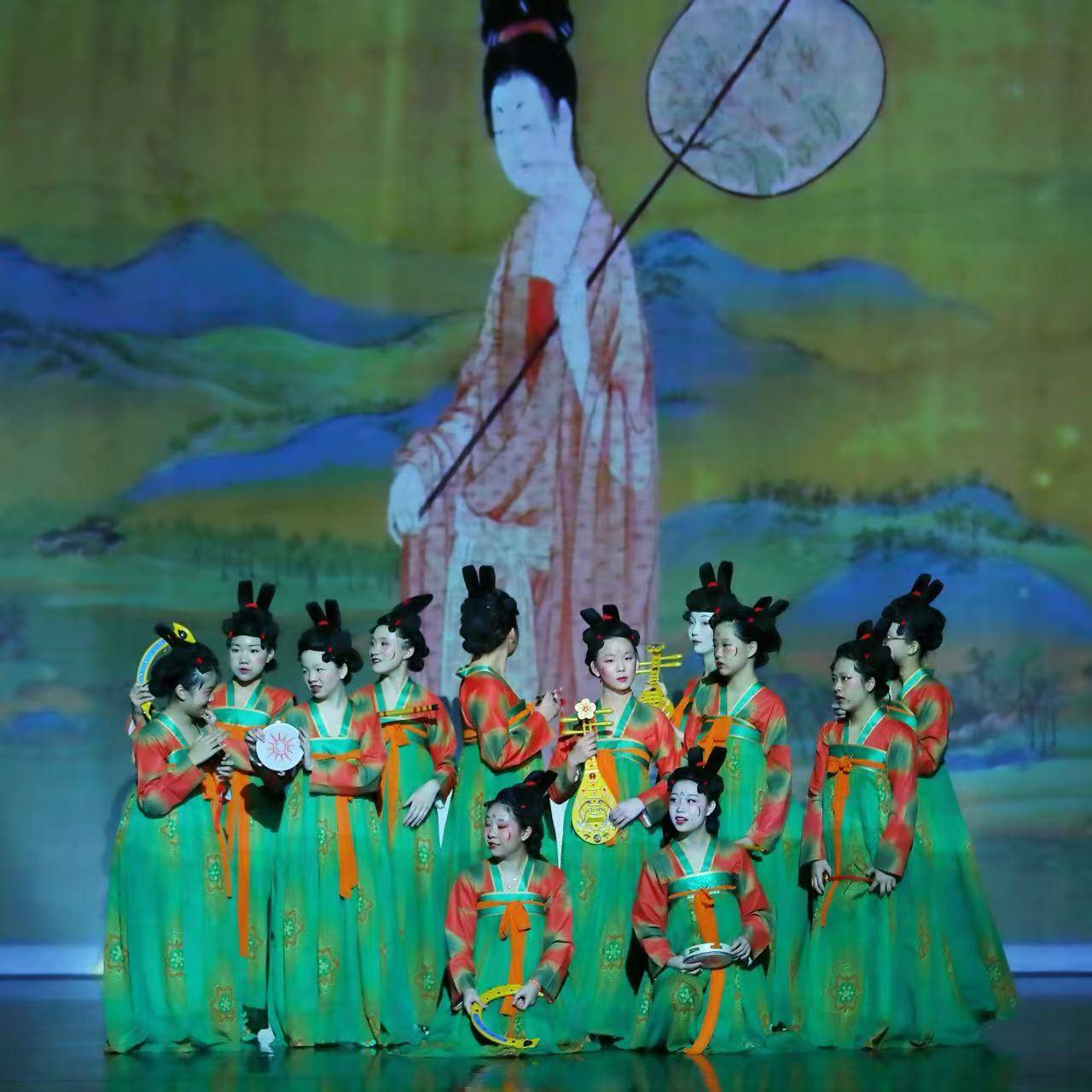 CCA students performing a traditional dance